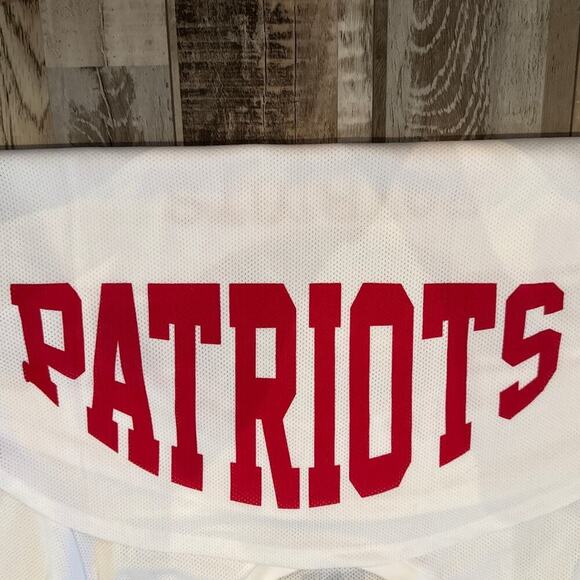 New England Patriots Womens Graphic Mesh Jersey Top XL NFL Apparel Fan NEW - Picture 8 of 10